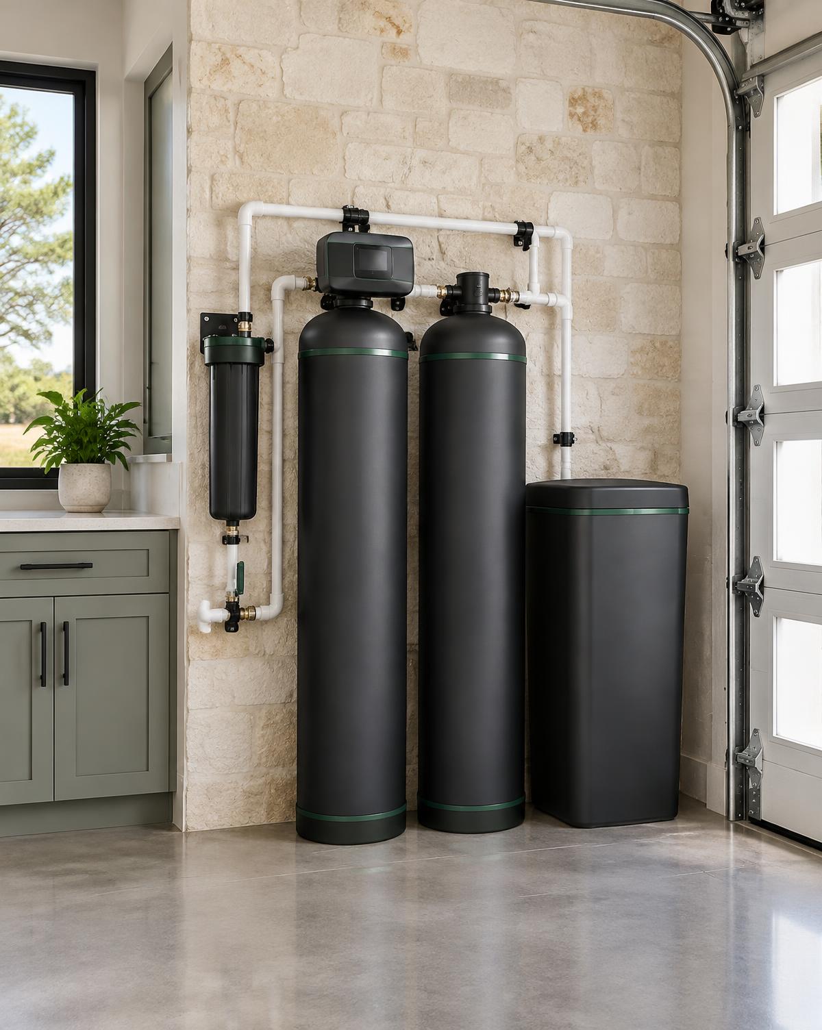 Residential whole-home water treatment equipment